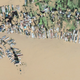 Image for article titled Terrifying before and after images of the Kashmir floods